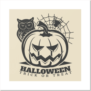 Halloween Trick Or Treat Posters and Art